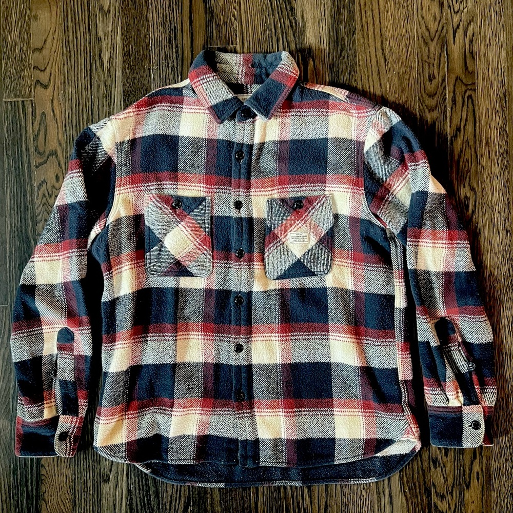 Neighborhood Checked Cotton-Flannel Shirt